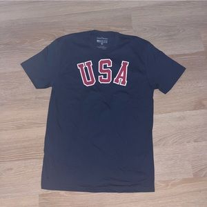 USA Bolded red letter print Nancy tshirt